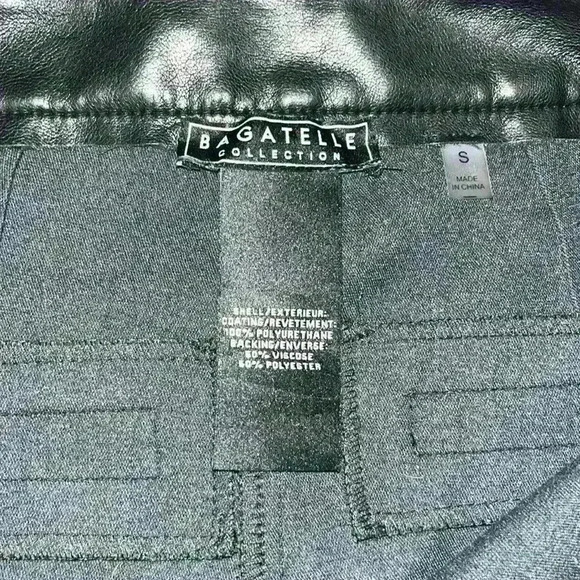 Bagatelle Woman Leather Pants - Picture 4 of 5